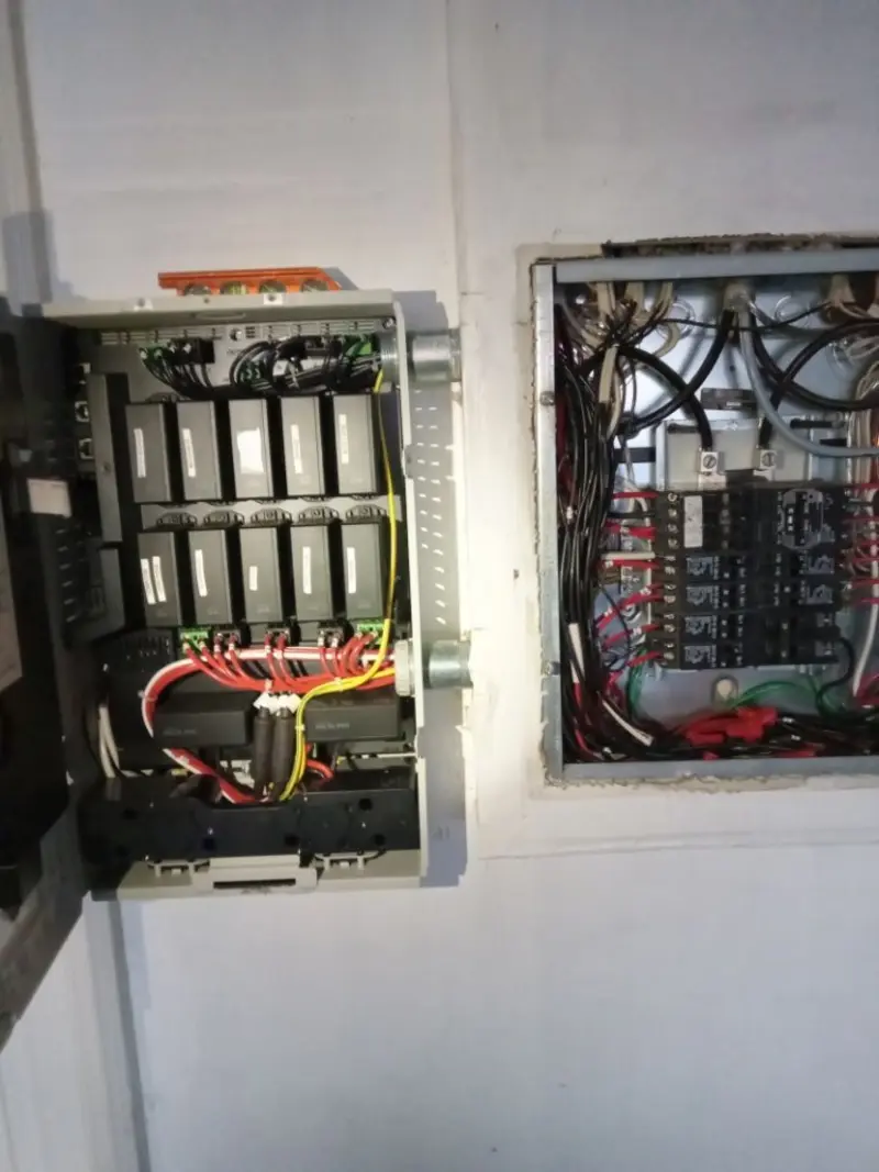 Electrical panel upgrade completed for Security Camera Wiring in Lake Holiday